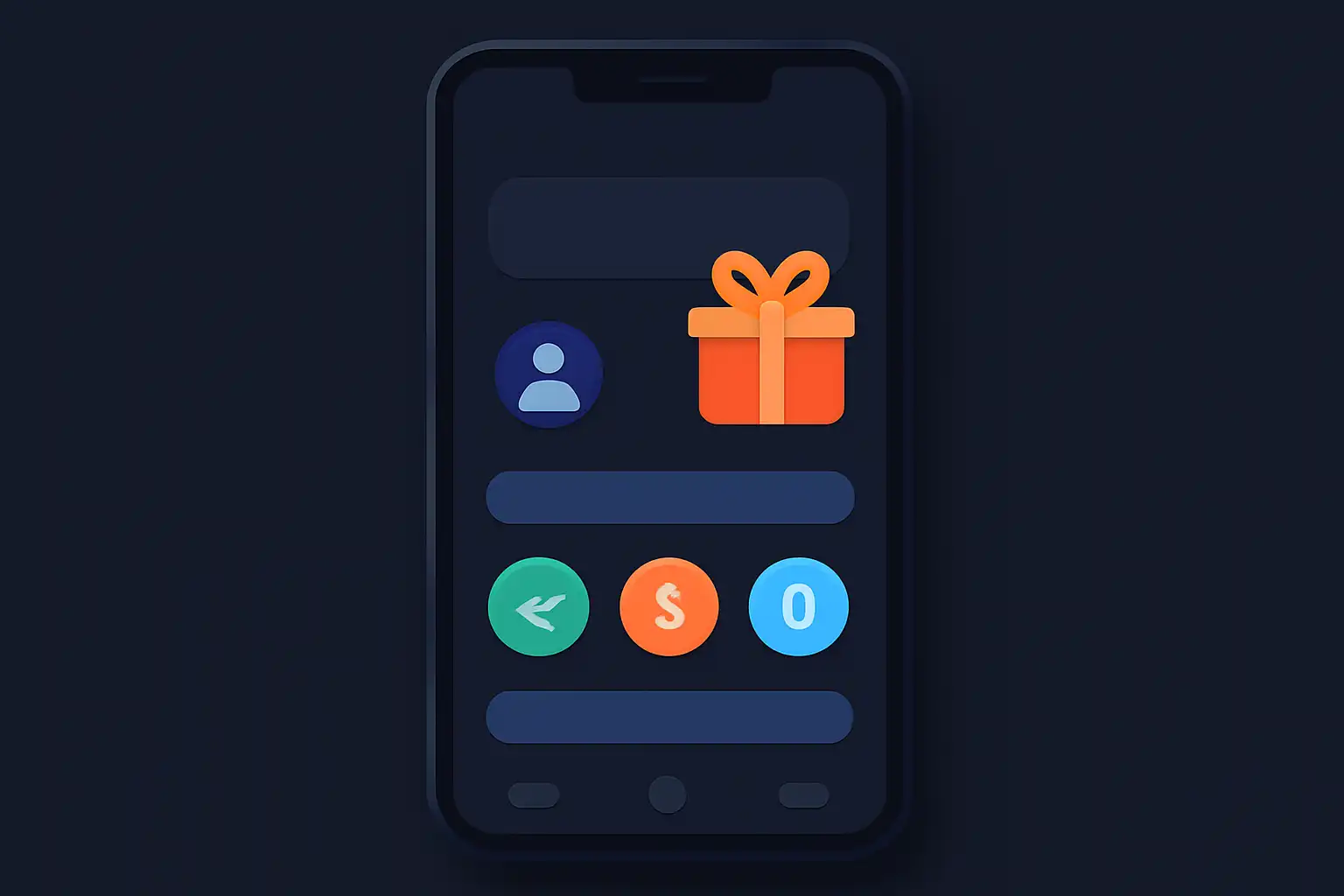 Detail screen: referral rewards, mobile screen, Rummy Modern