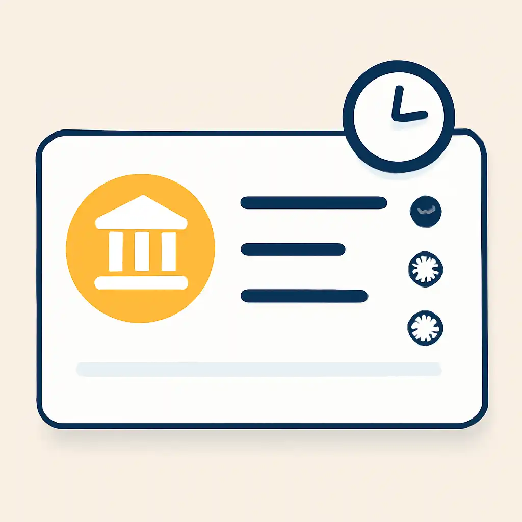 Close-up of button or form field for bank transfer times, Rummy Modern